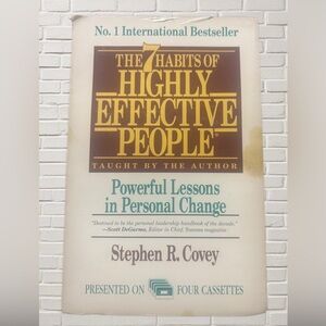 The 7 Habits of Highly Effective People Audio Cassettes Stephen R Covey Set